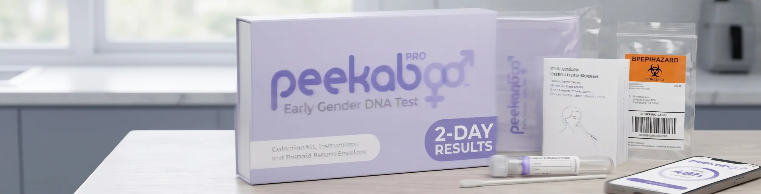 Peekaboo™ Early Gender DNA Test